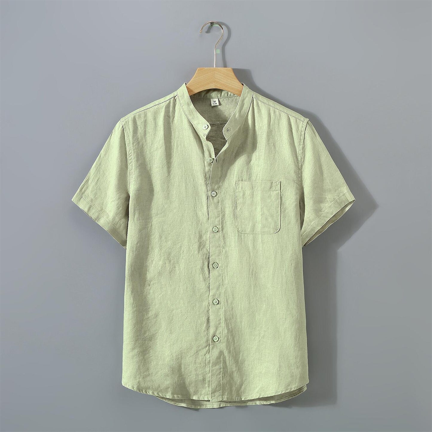 Breathable Linen Short Sleeve Shirt